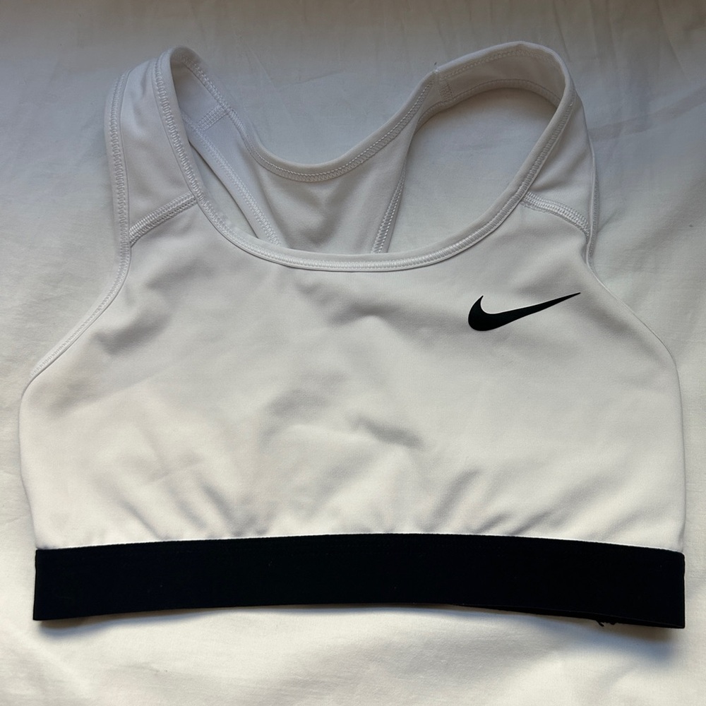 nike bra white